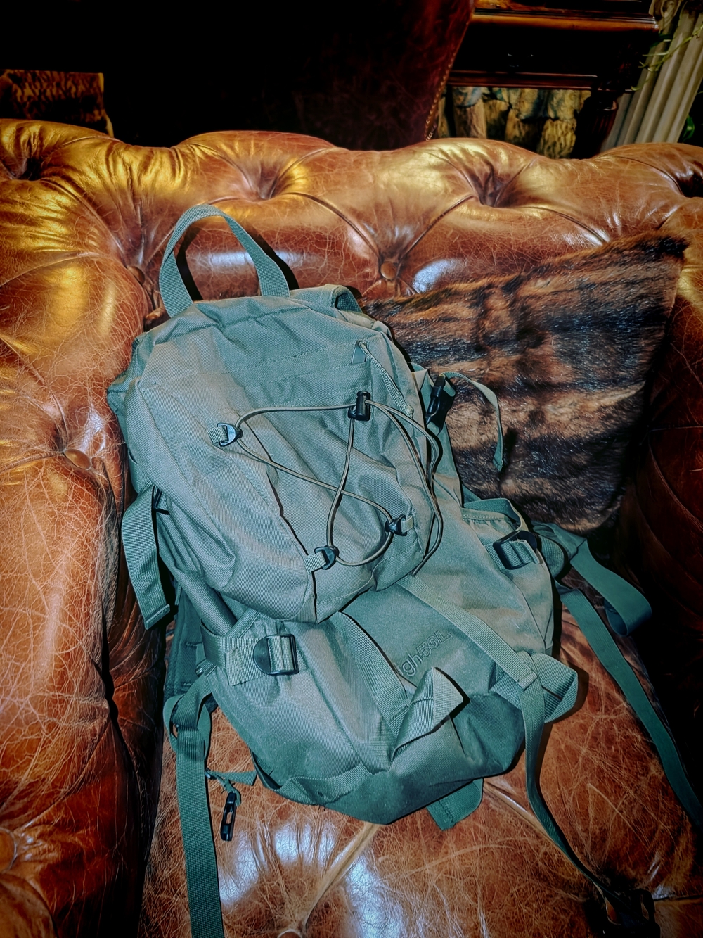 Tactical Backpack in Olive Green MEC